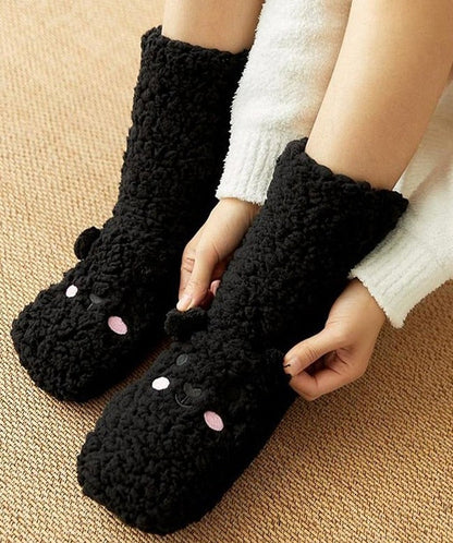 Thick Teddy Velvet Sleep Socks