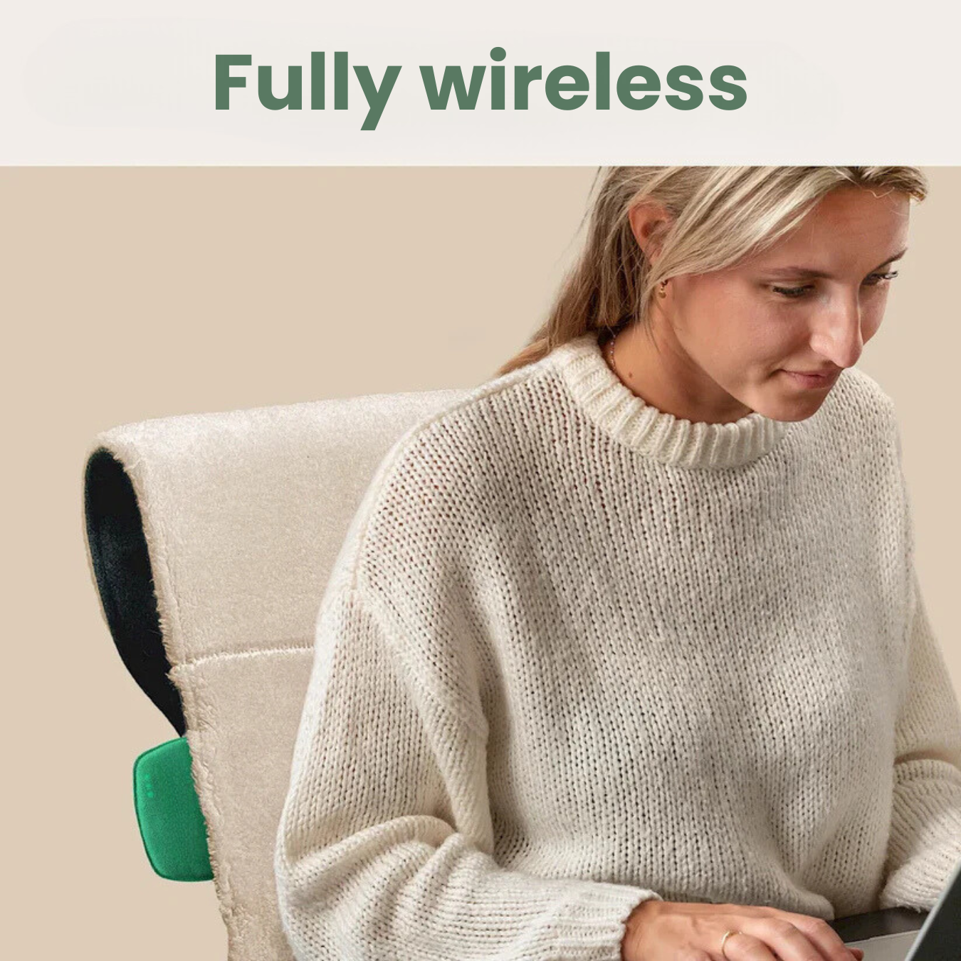 Comphyo Heated Chair Blanket (Wireless & Portable) - Cozy Warmth Anywhere