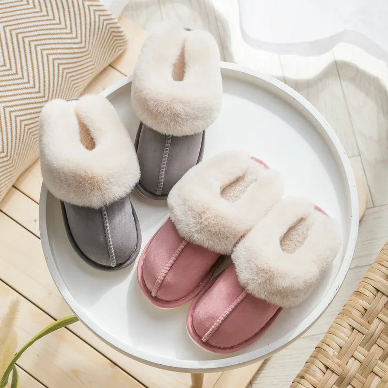 CozyNest - Luxurious Fluffy Winter Slippers