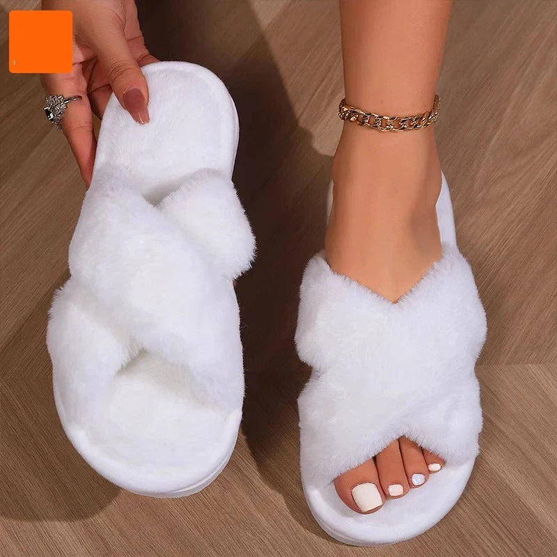 Fashionable Fluffy Comfort Slippers