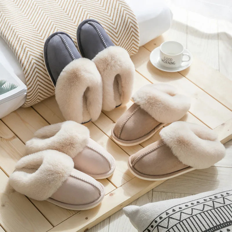 CozyNest - Luxurious Fluffy Winter Slippers