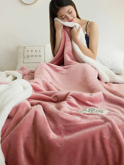 SereneWrap - Luxury Coral Fleece Blanket