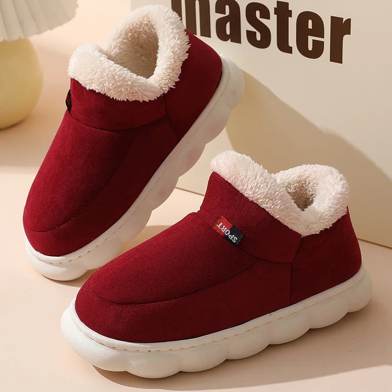 FurryComfort - Stylish Winter Shoes for Indoors & Outdoors