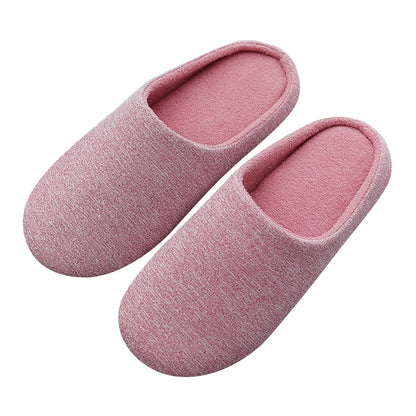 Warm Cotton Comfort Slippers