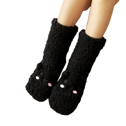 Thick Teddy Velvet Sleep Socks