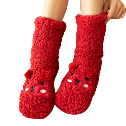 Thick Teddy Velvet Sleep Socks